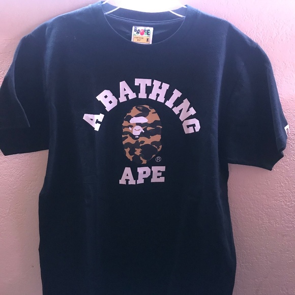 BAPE Other - Bathing Ape Camo Logo Tee
